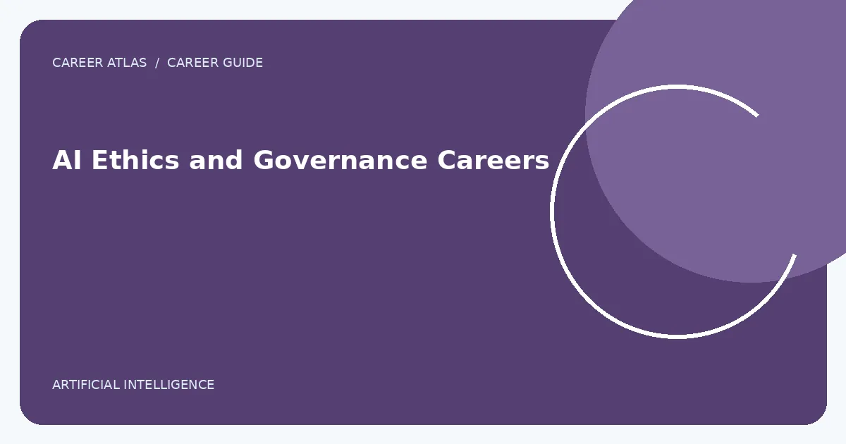 AI Ethics and Governance Careers illustration