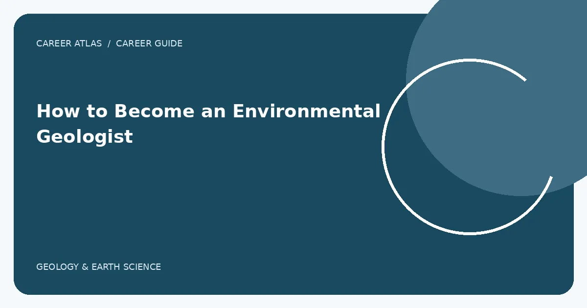 How to Become an Environmental Geologist illustration