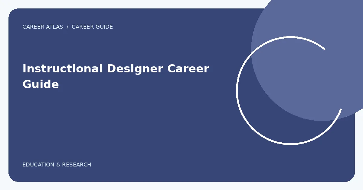 Instructional Designer Career Guide illustration