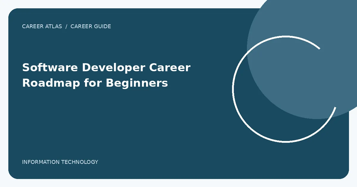 Software Developer Career Roadmap for Beginners featured illustration